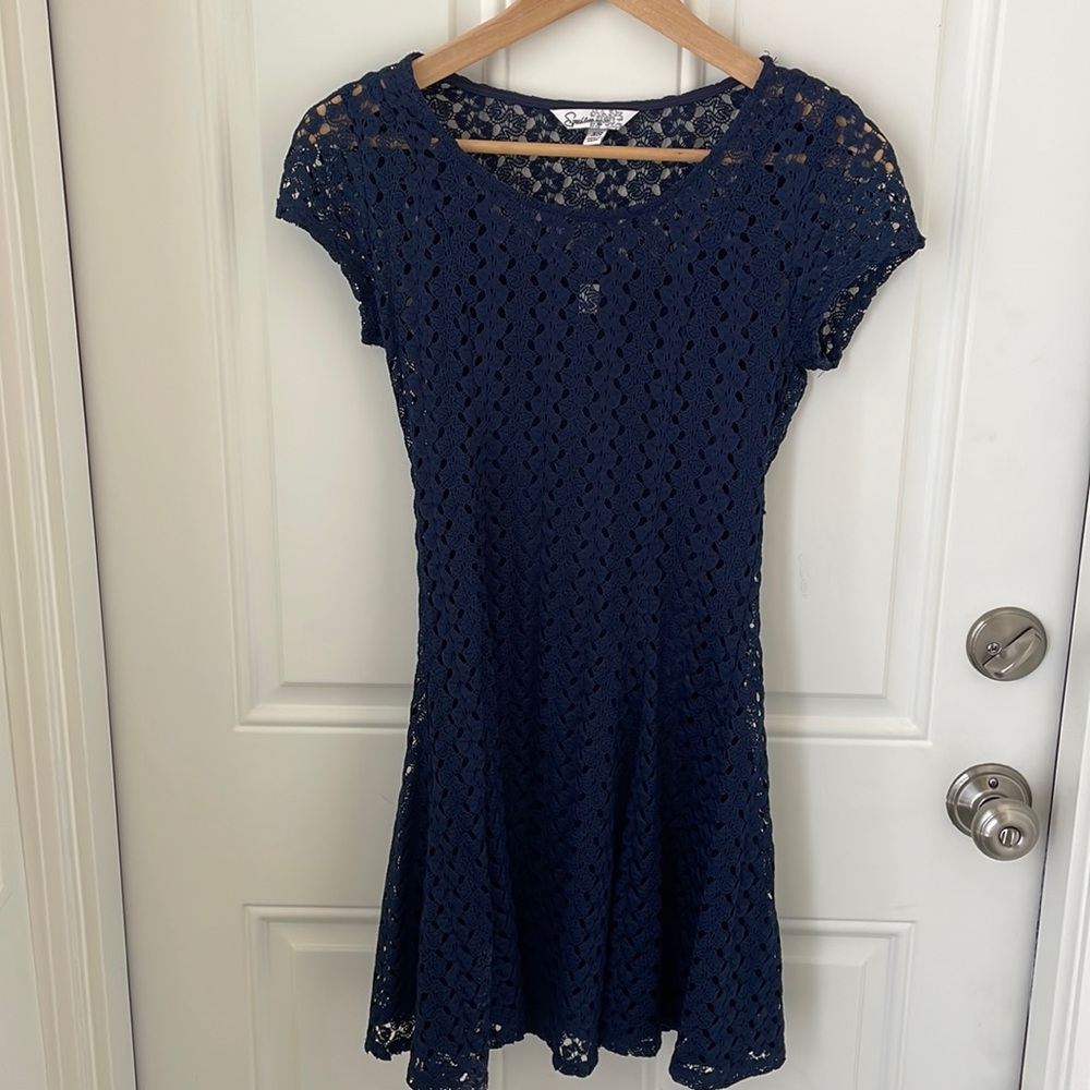 Blue dress